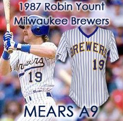 Russell Athletic Milwaukee Brewers Robin Yount Game Issued Home