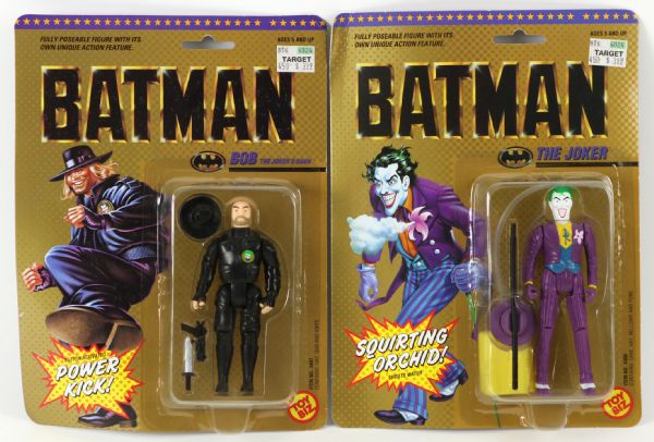 1989 Batman Action Figure Collection Includes Joker and Bob The Goon MOC (Lot of 2)