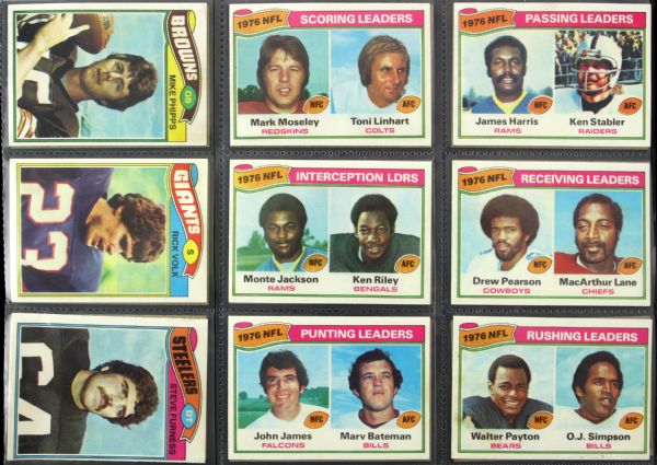 1977 Topps Football Card Complete Set w/ Steve Largent Rookie (528) 