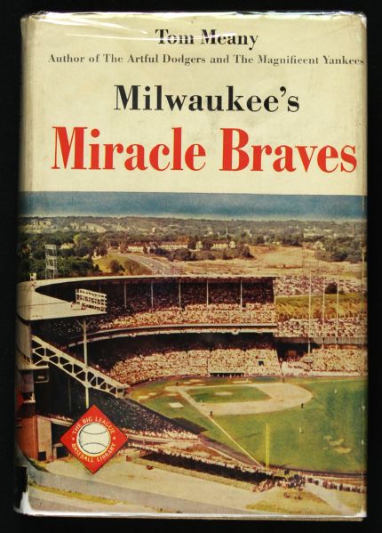 1954 Johnny Logan Milwaukee Braves Signed "Milwaukees Miracle Braves" Hardcover Book (JSA)