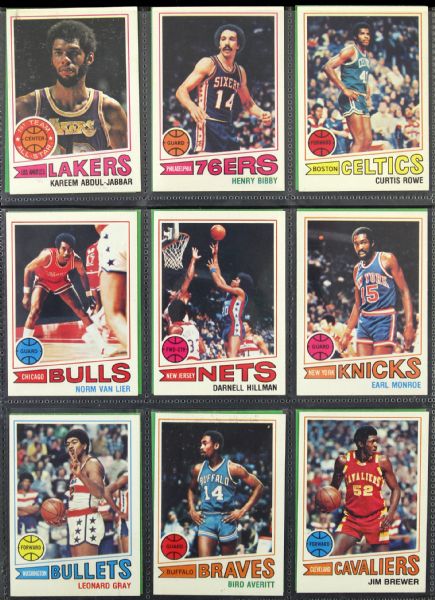 1977-78 Topps Complete Basketball Card Sets (132) Lot of (2)