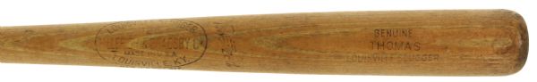 1951-60 Frank Thomas Pirates/Reds/Cubs H&B Louisville Slugger Professional Model Game Used Bat (MEARS LOA)