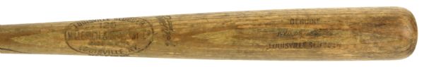 1949 Buddy Lewis Washington Senators H&B Louisville Slugger Professional Model Game Used Bat (MEARS LOA)