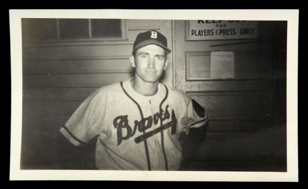 1946-52 Alvin Dark Boston Braves 2.75" x 4.5" Original Photograph