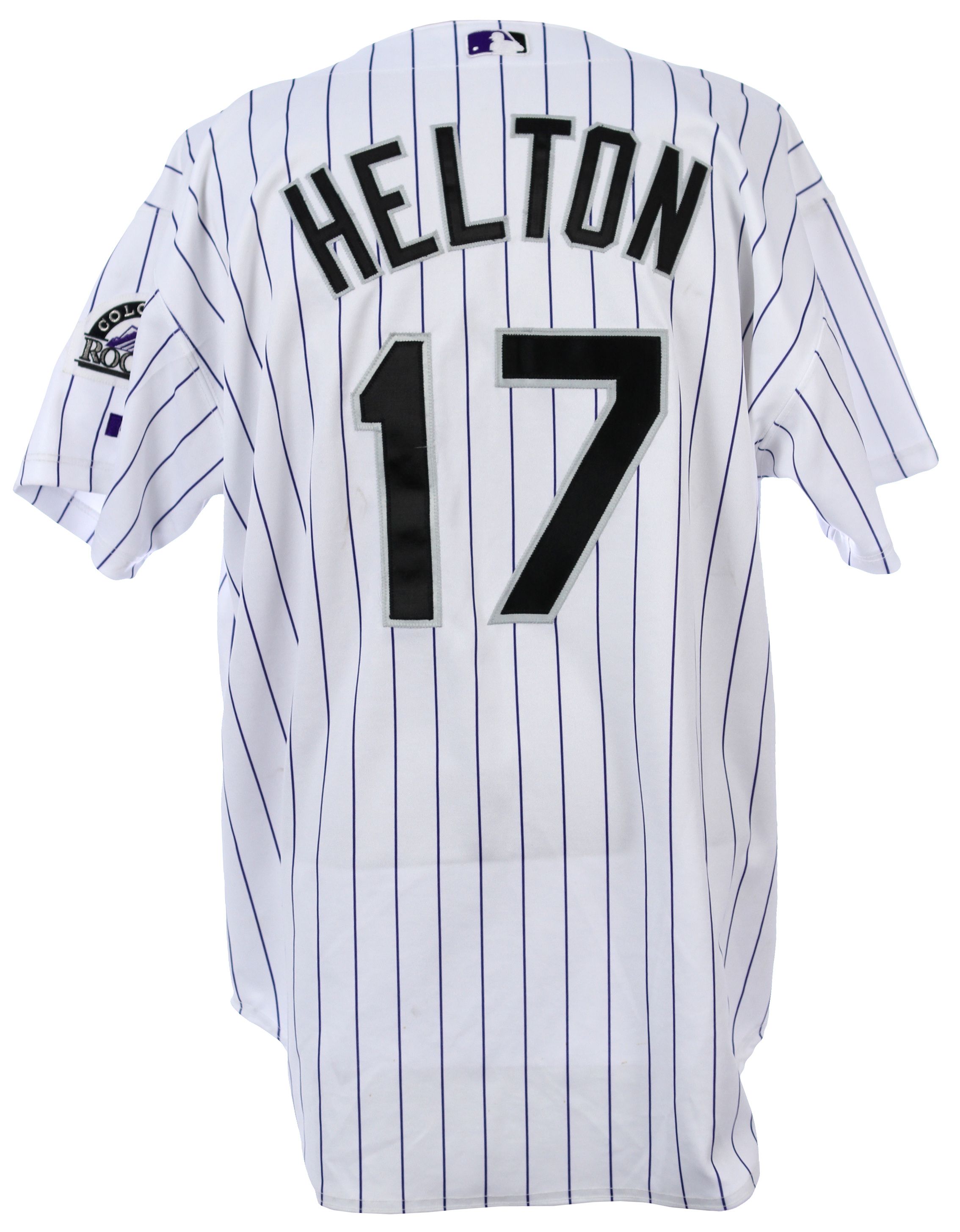 Lot Detail - 2002-03 Todd Helton Colorado Rockies Game Worn Home Jersey  (MEARS LOA)