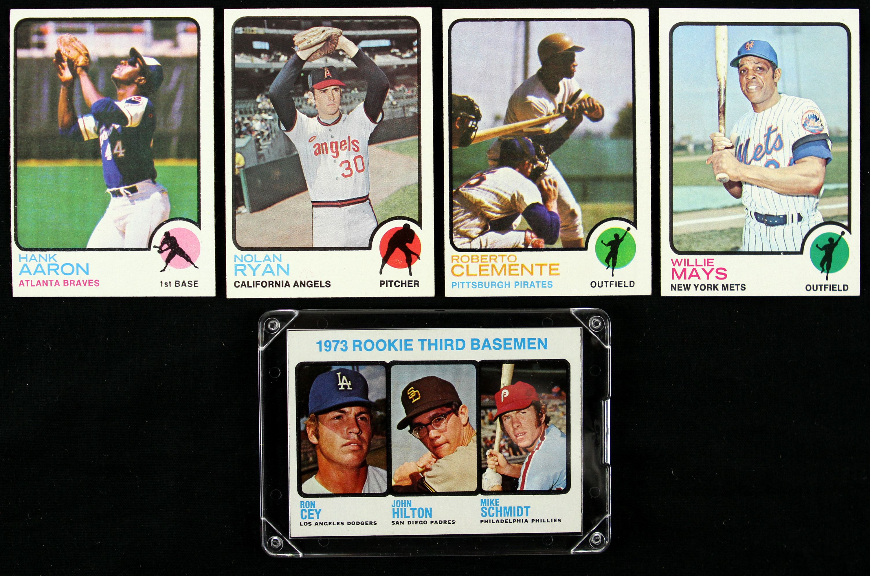 Lot Detail - 1973 Topps Complete Baseball Card Set w/ Mike ...