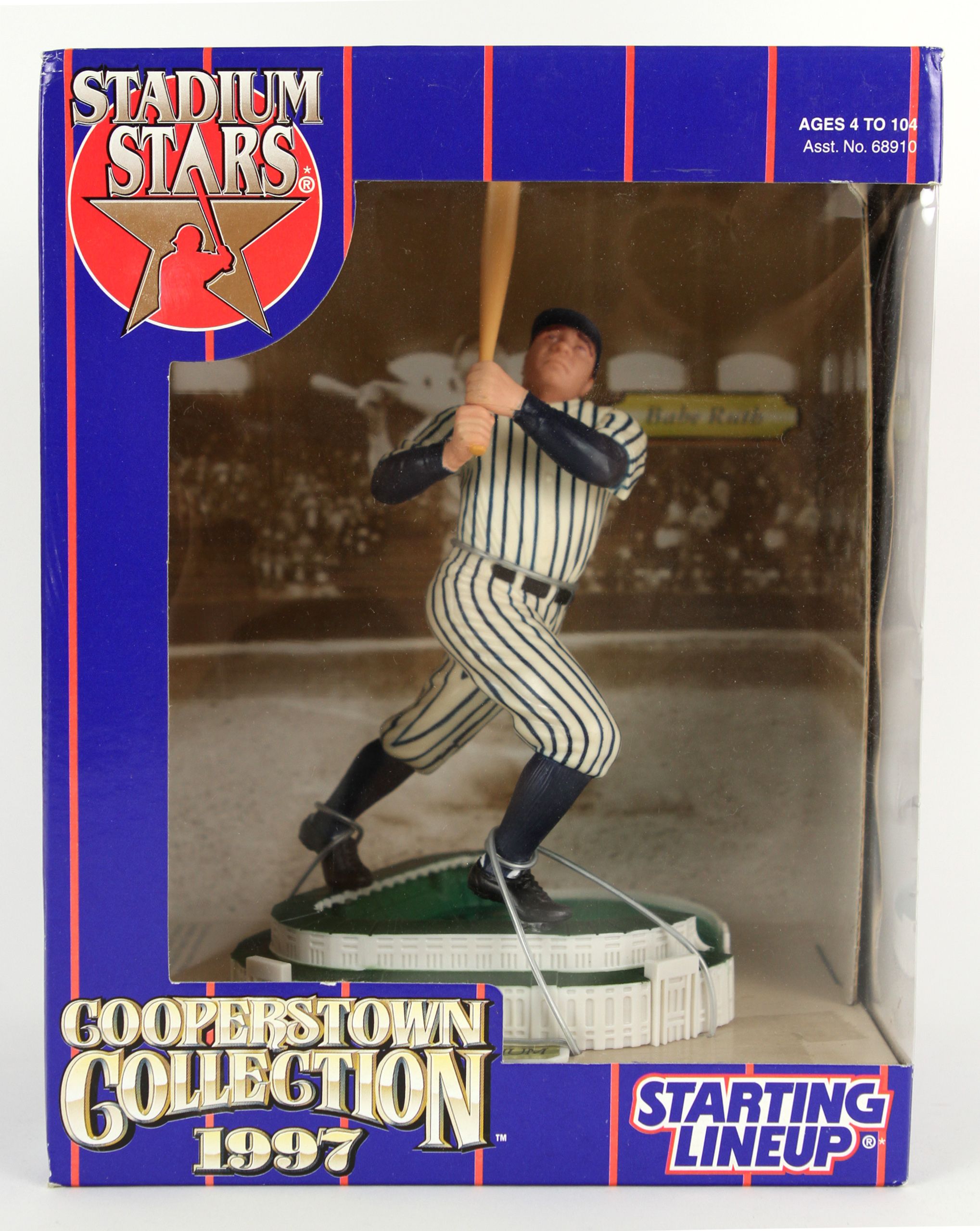 starting lineup cooperstown collection babe ruth