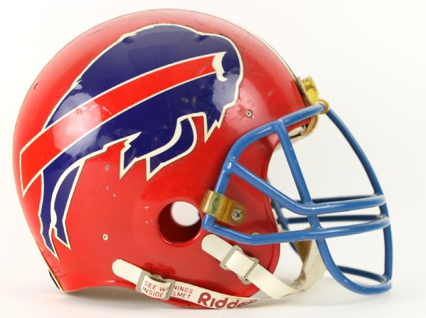 Lot Detail - 1985 circa Buffalo Bills Game Worn Riddell Helmet (MEARS LOA)