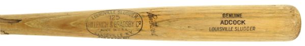 1957-60 Joe Adcock Milwaukee Braves H&B Louisville Slugger Professional Model Game Used Bat (MEARS A6)