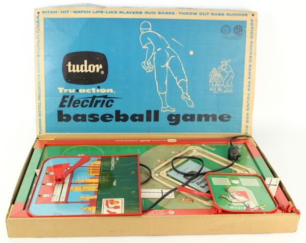 1960s Tudor Tru Action Electric Baseball Game w/ Original Box