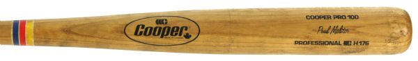 1990 circa Paul Molitor Cooper Professional Model Bat (MEARS LOA)