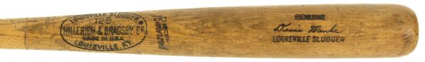 1969-72 Denis Menke Houston Astros/Cincinnati Reds H&B Louisville Slugger Professional Model Game Used Bat (MEARS LOA)