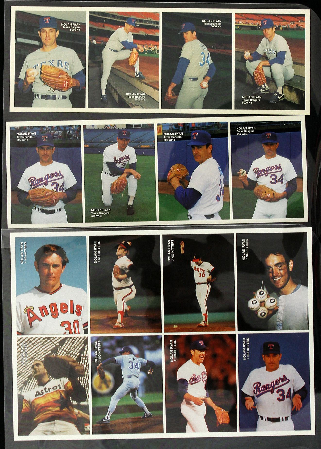 Jeff Bagwell - Mother's Cookie's Uncut Baseball Card Sheet