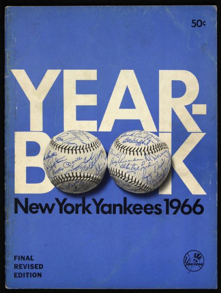 1966 New York Yankees Team Yearbook