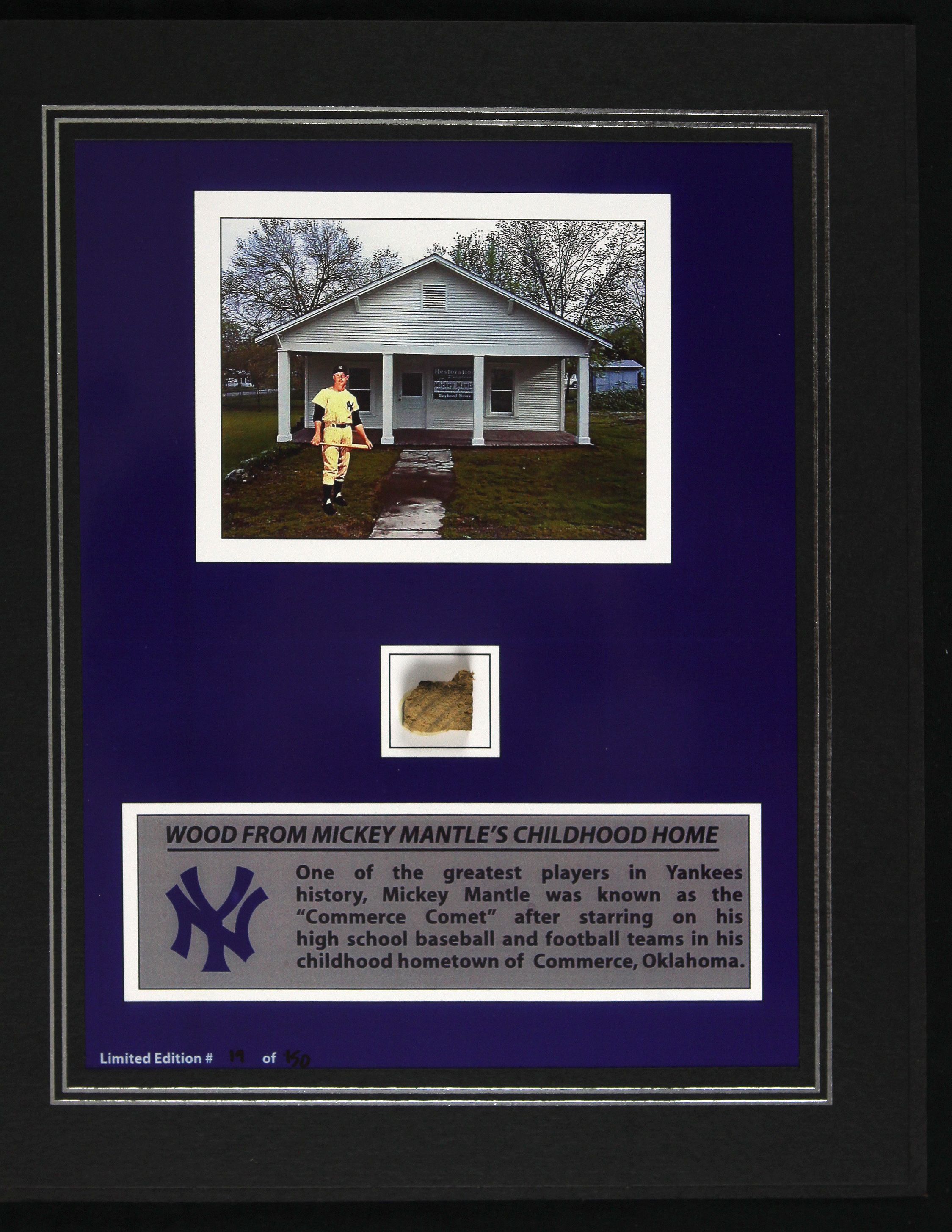 Mickey Mantle's childhood home vandalized, Local Sports