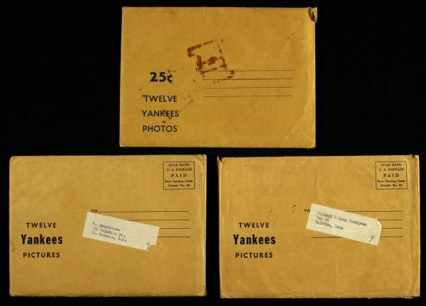 1956-64 New York Yankees Picture Pack 5 x 7 Team Sets Jay Publishing (Lot of 3)