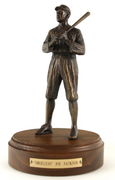 2000s Shoeless Joe Jackson Chicago White Sox 10" Bronze Statue