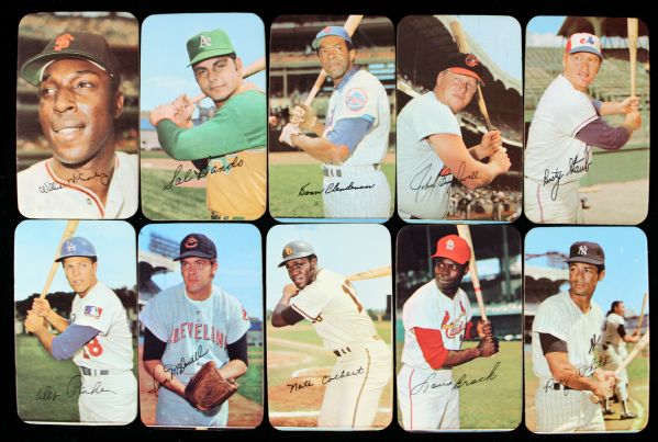 1971 Topps Super 32 Baseball Card Collection - Lot of 15 w/ Johnny Bench, Willie McCovey, Lou Brock & More 