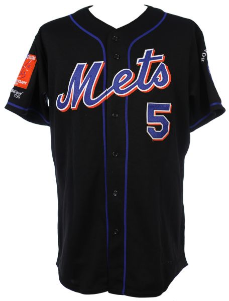 Lot Detail - 2004 David Wright Rookie New York Mets Game-Used & Autographed  Home Jersey (JSA • Steiner LOA)