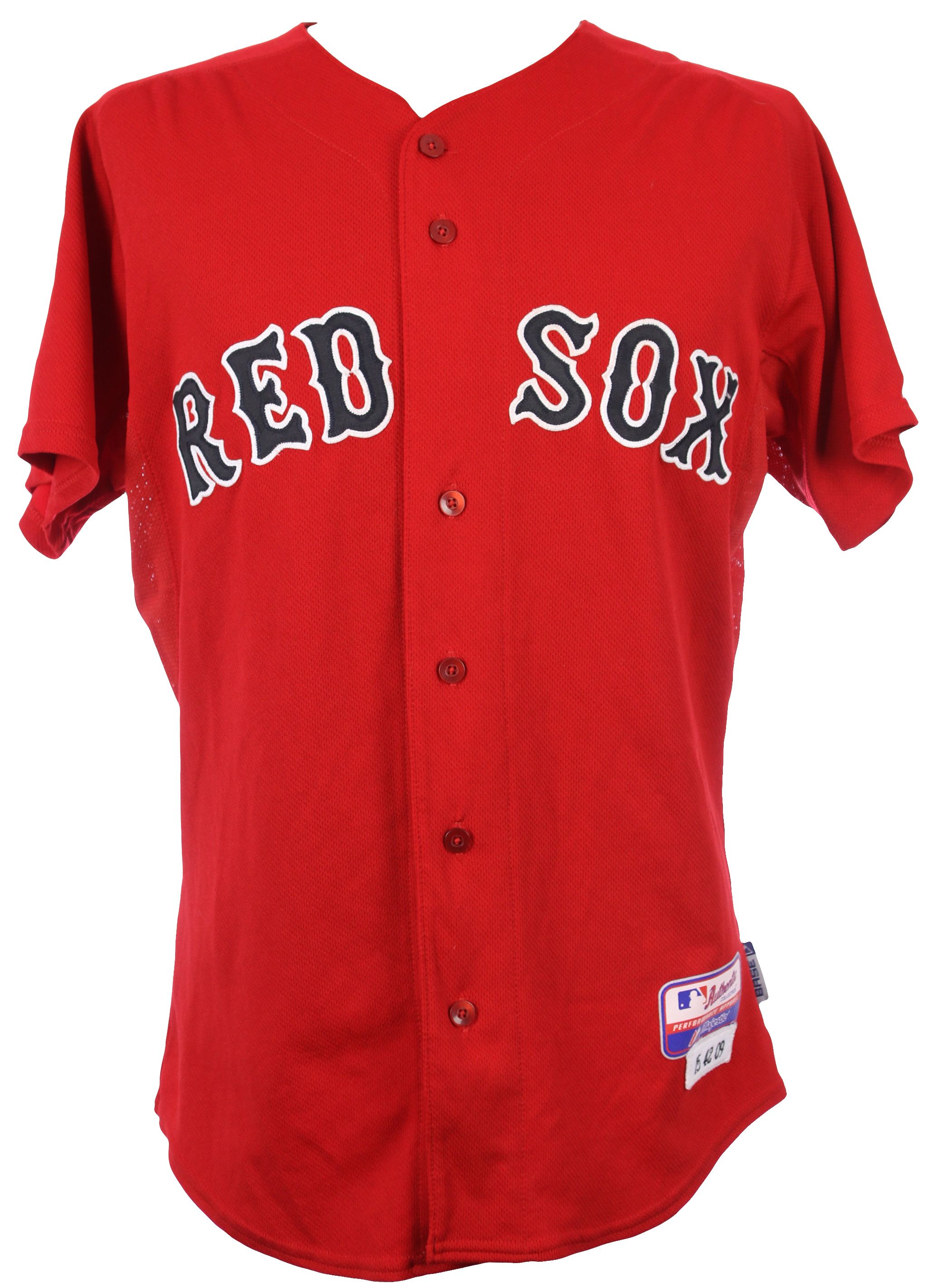 2009 Dustin Pedroia Game Worn Boston Red Sox Jersey.  Baseball, Lot  #82202