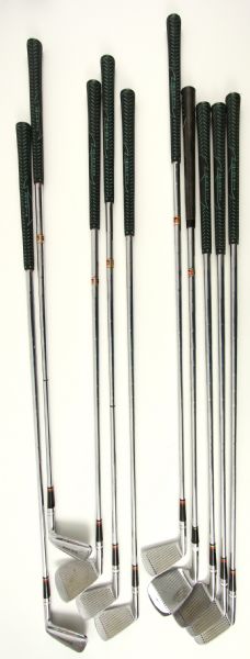 1964 Miller Barber Match Used Wilson Staff Dyna Power Fluid Feel Golf Club Set (11 pieces)