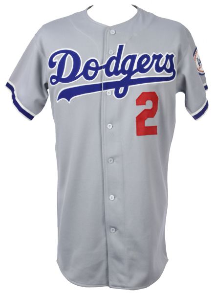 1980 Tommy LaSorda Los Angeles Dodgers Signed Game Worn Road Jersey (MEARS A10/JSA)