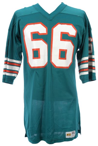 1973-75 circa Larry Little Miami Dolphins Home Jersey (MEARS A10 / PSA/DNA Autograph -Only Second Little Authenticated by MEARS!