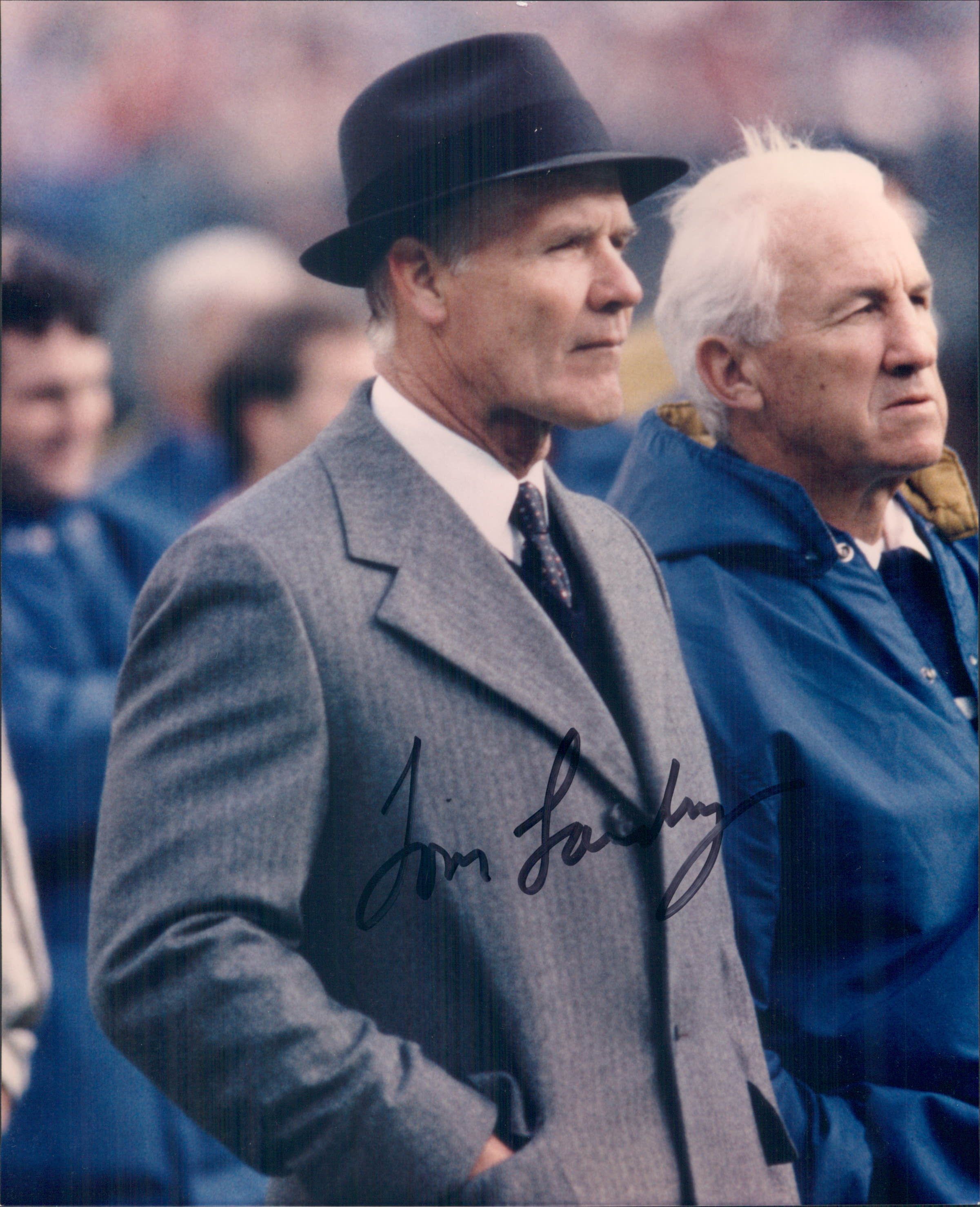 Sold at Auction: Rare Tom Landry Dallas Cowboys Fedora hat with