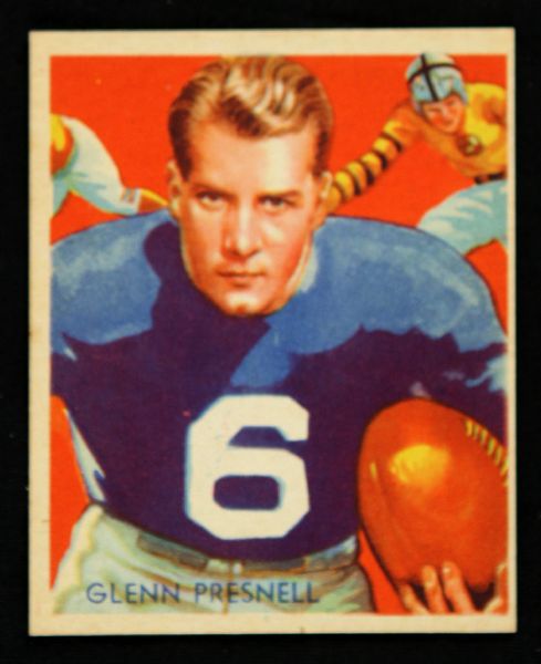 1935 Glenn Presnell National Chicle Football Card #5 Detroit Lions 