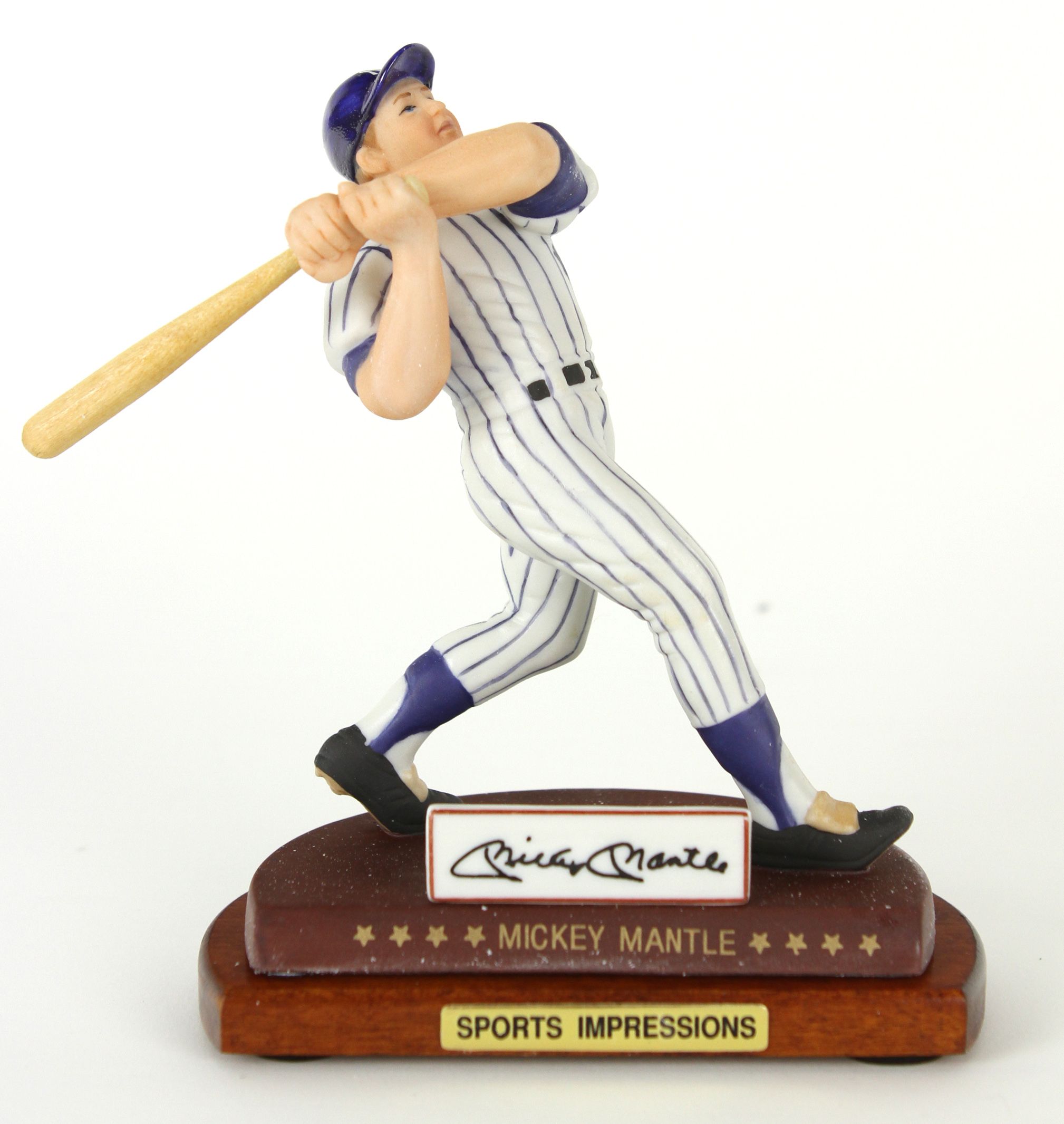 mickey mantle sports impressions figurine