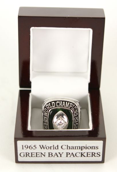 1965 Bill Anderson Green Bay Packers High Quality Replica NFL Championship Ring w/ Display Case