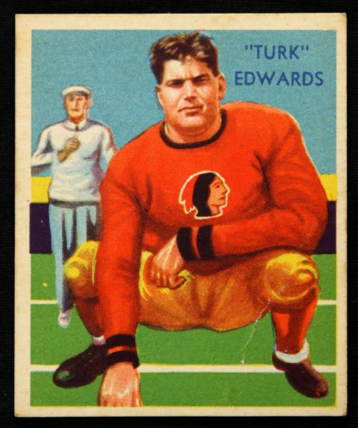 1935 "Turk" Edwards National Chicle #4 Boston Redskins 