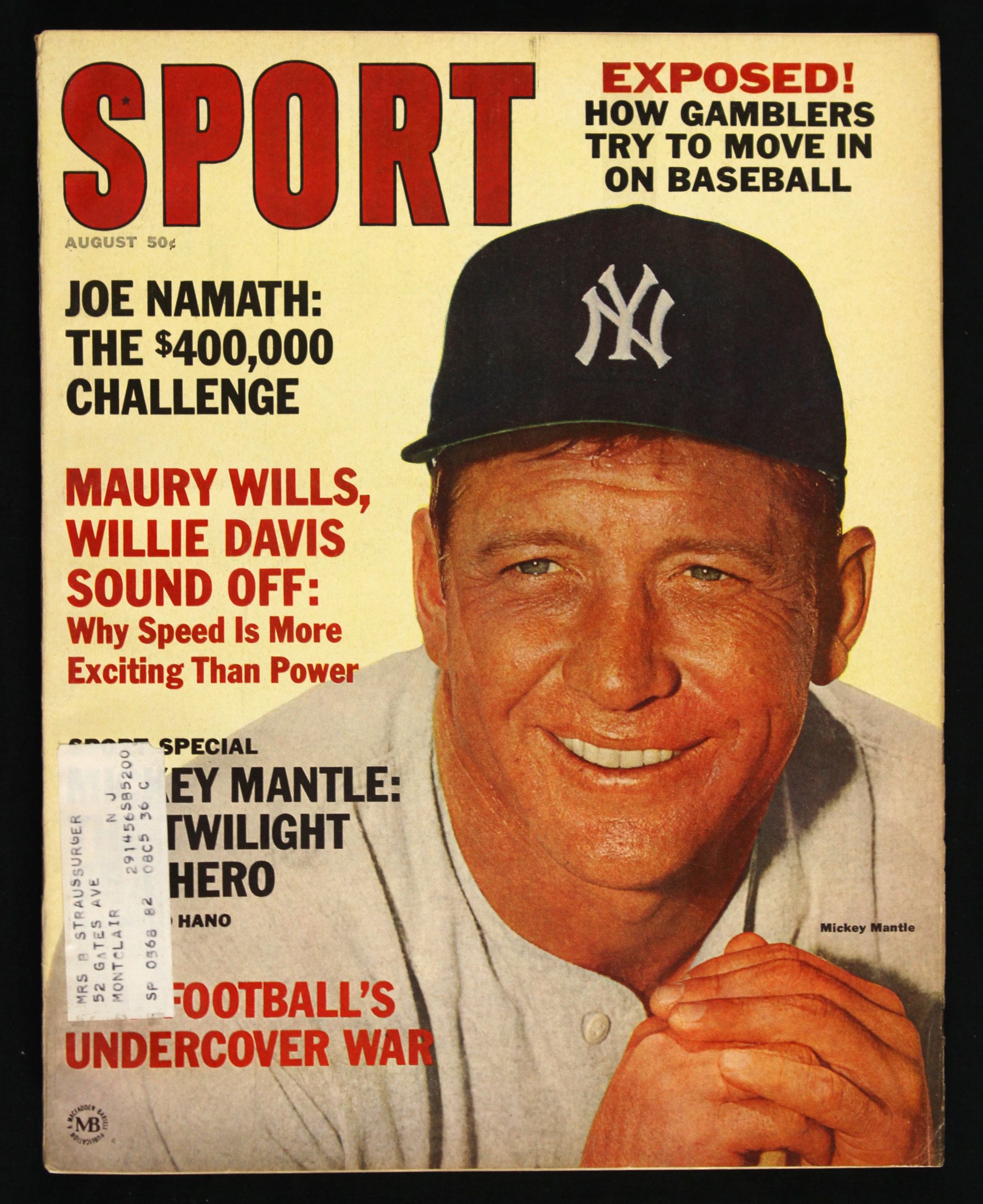 Lot Detail - 1965 Mickey Mantle New York Yankees Sport Magazine