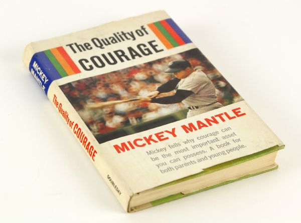 1964 Mickey Mantle The Quality of Courage Hardcover Book 