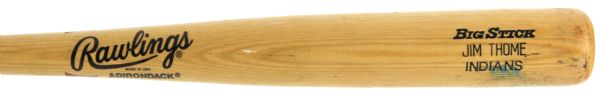 1993 Jim Thome Cleveland Indians Rawlings Adirondack Professional Model Game Used Bat (MEARS LOA)