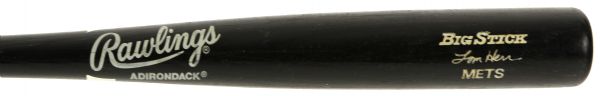 1991 Tom Herr New York Mets Rawlings Adirondack Professional Model Game Used Bat (MEARS LOA)