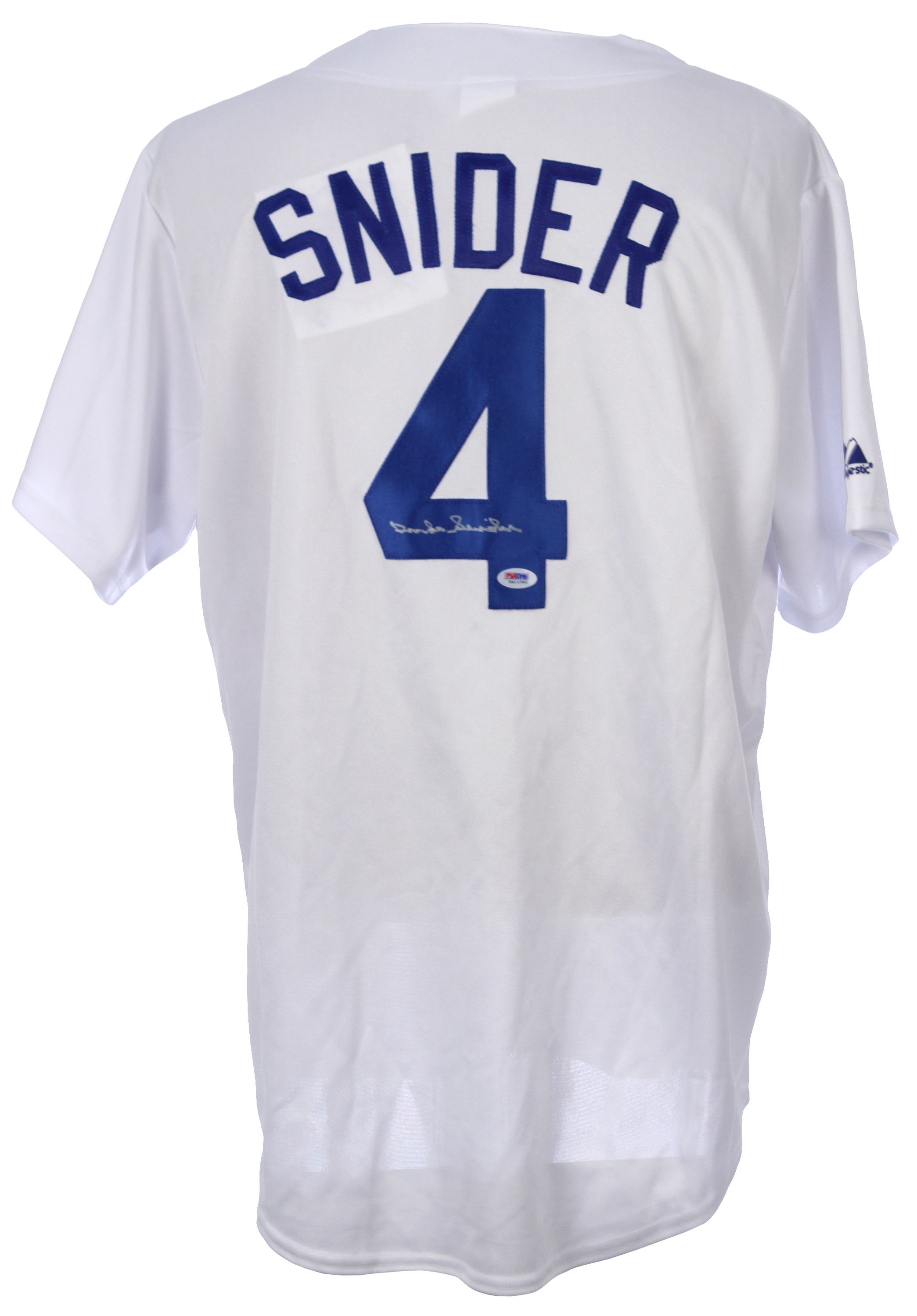 Duke Snider Los Angeles Dodgers Autographed White Majestic Jersey