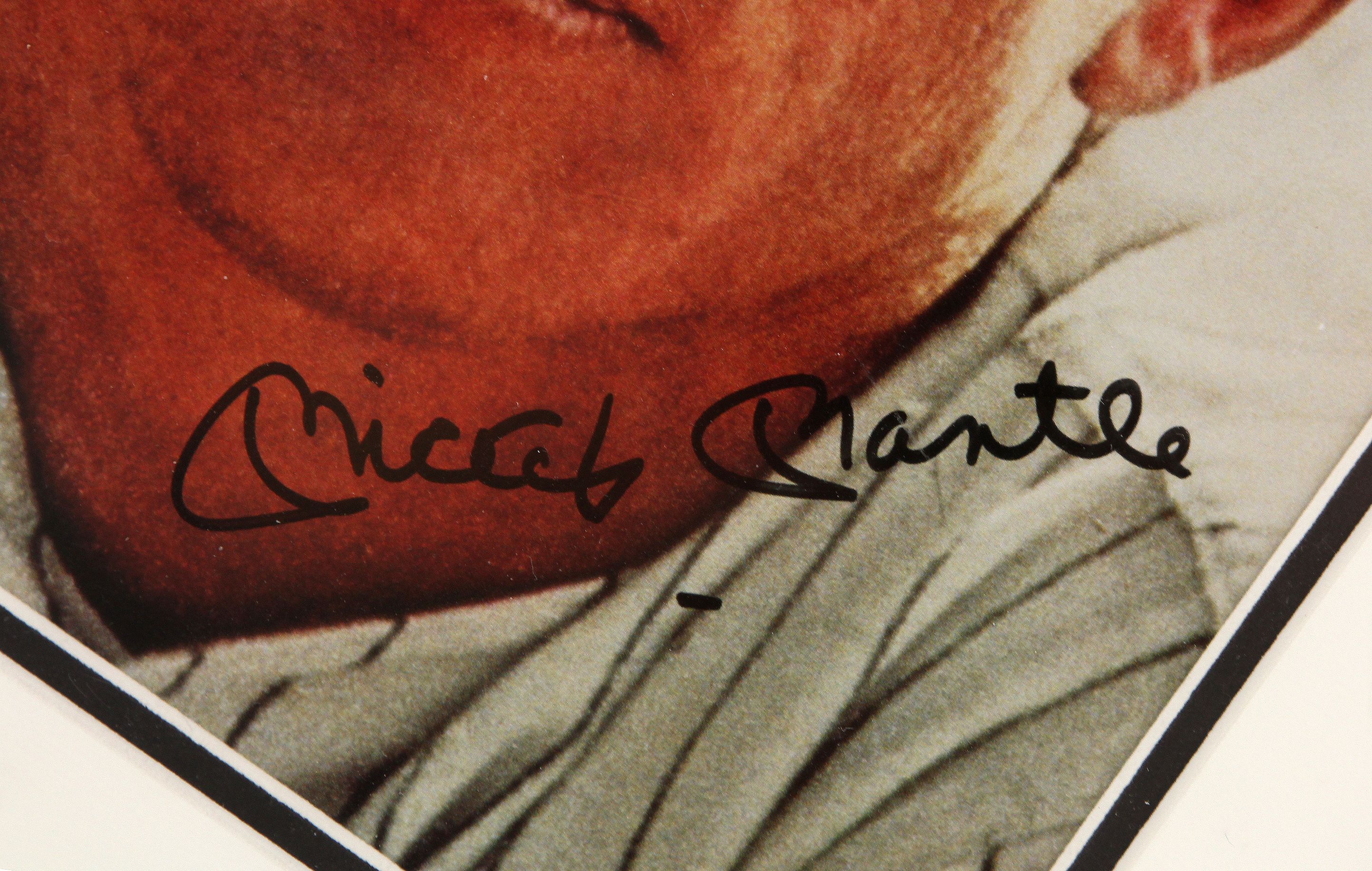 Lot Detail - 1956 Circa Mickey Mantle Signed Framed Sports Illustrated ...