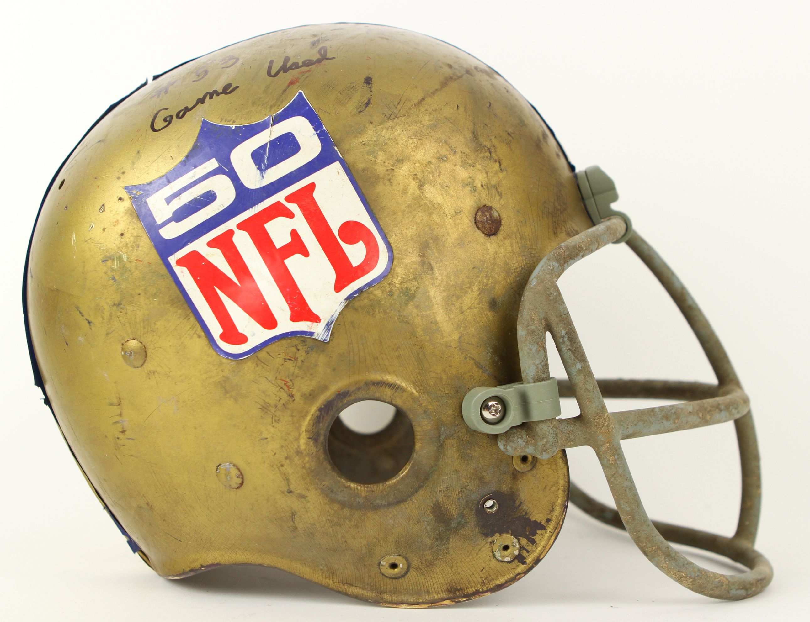 Lot Detail - Minnesota Vikings 1980's Game Used Helmet