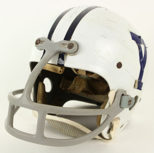 1960s-70s Yale Bulldogs Game Worn Football Helmet (MEARS LOA)