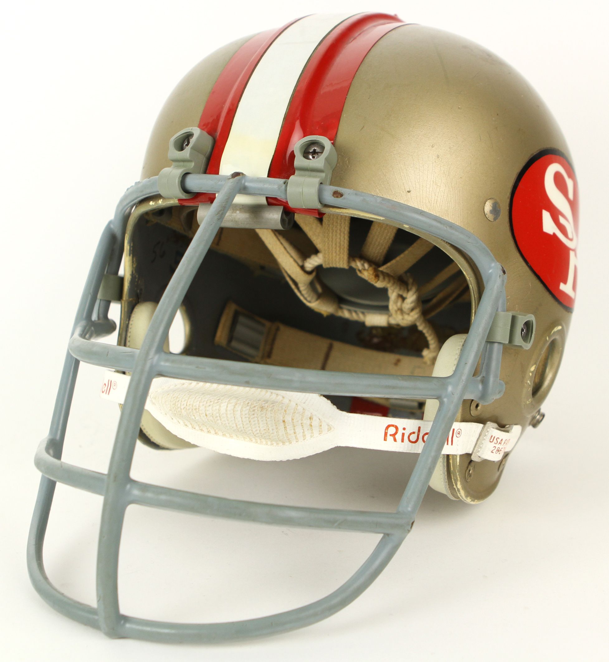 49ers game used helmet