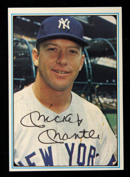 1982 Mickey Mantle Trading Card #425/5000 New York Yankees (PSA/DNA)