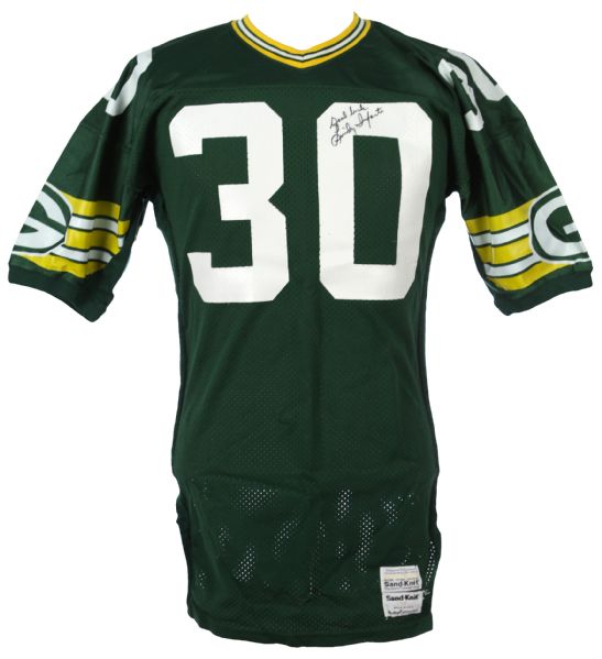 1988 Paul Ott Carruth Green Bay Packers Game Worn Home Jersey Signed by Lindy Infante (MEARS LOA/JSA)