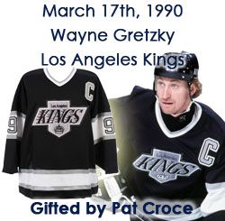 Lot Detail - Wayne Gretzky Game Used/Worn 1990 LA Kings Jersey Mears Graded  PERFECT A-10!