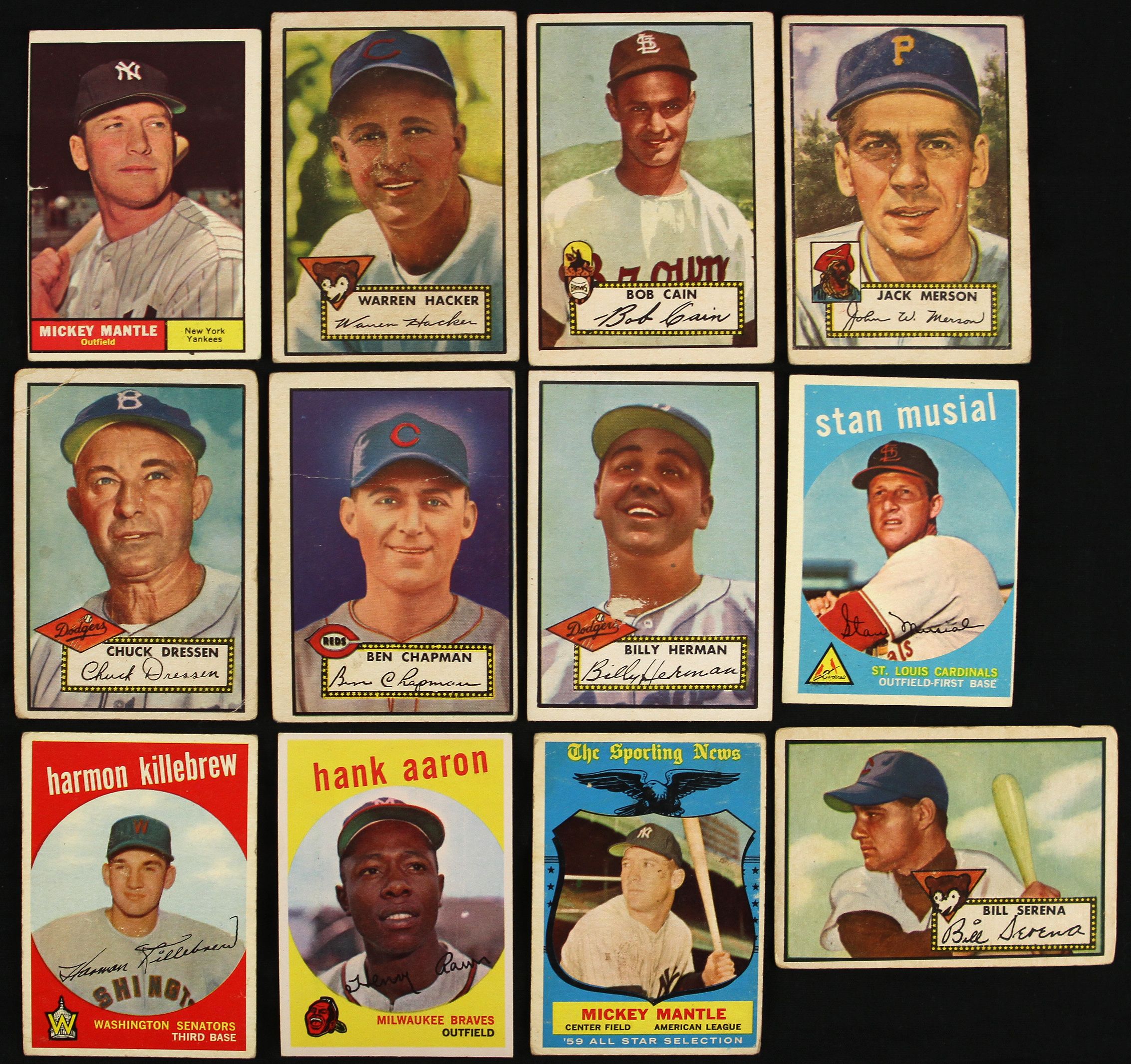 1968 Topps #4 American League 1967 RBI Leaders (Carl Yastrzemski / Harmon  Killebrew / Frank Robinson)