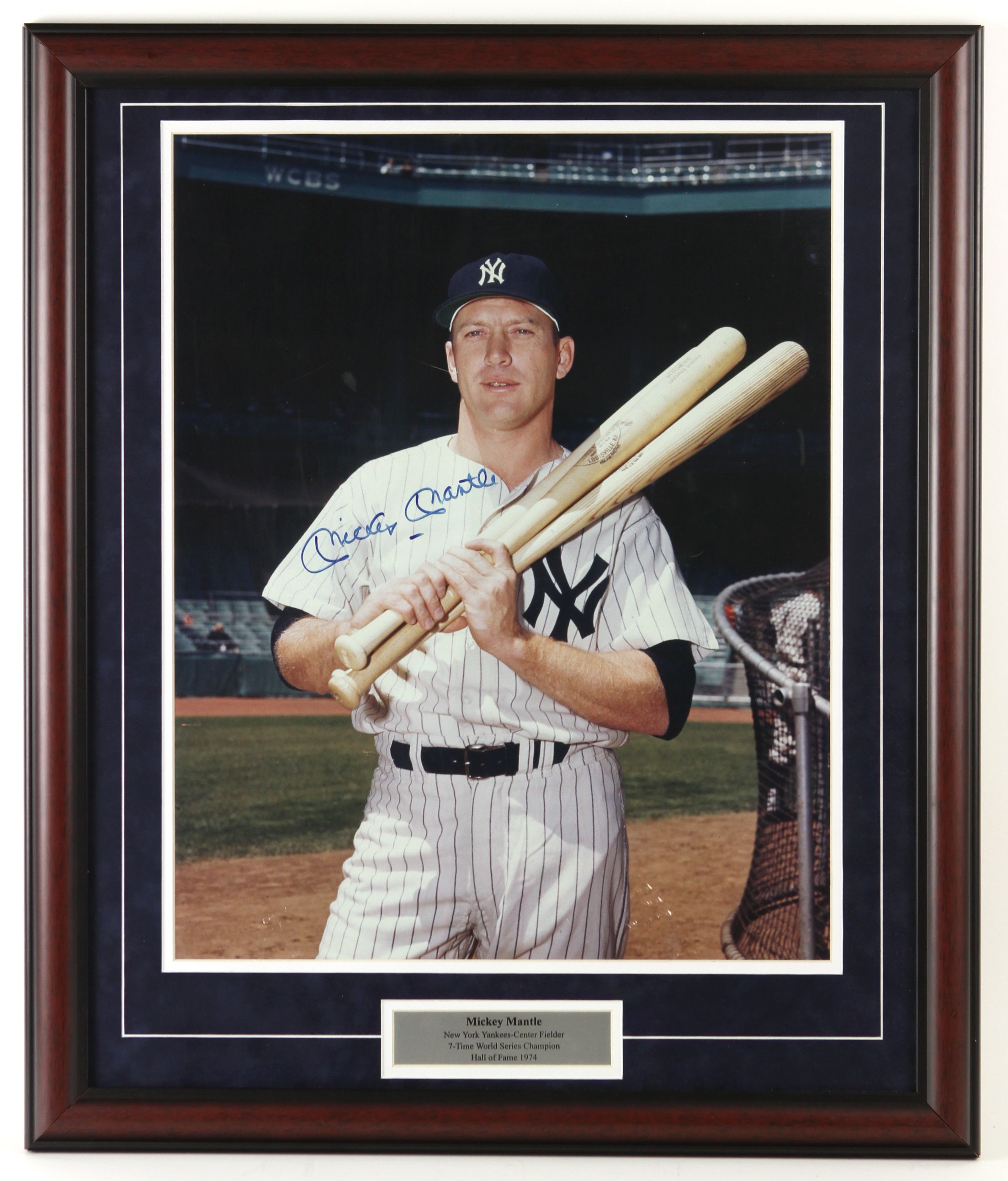 Lot Detail - 1990's Mickey Mantle New York Yankees Signed 22