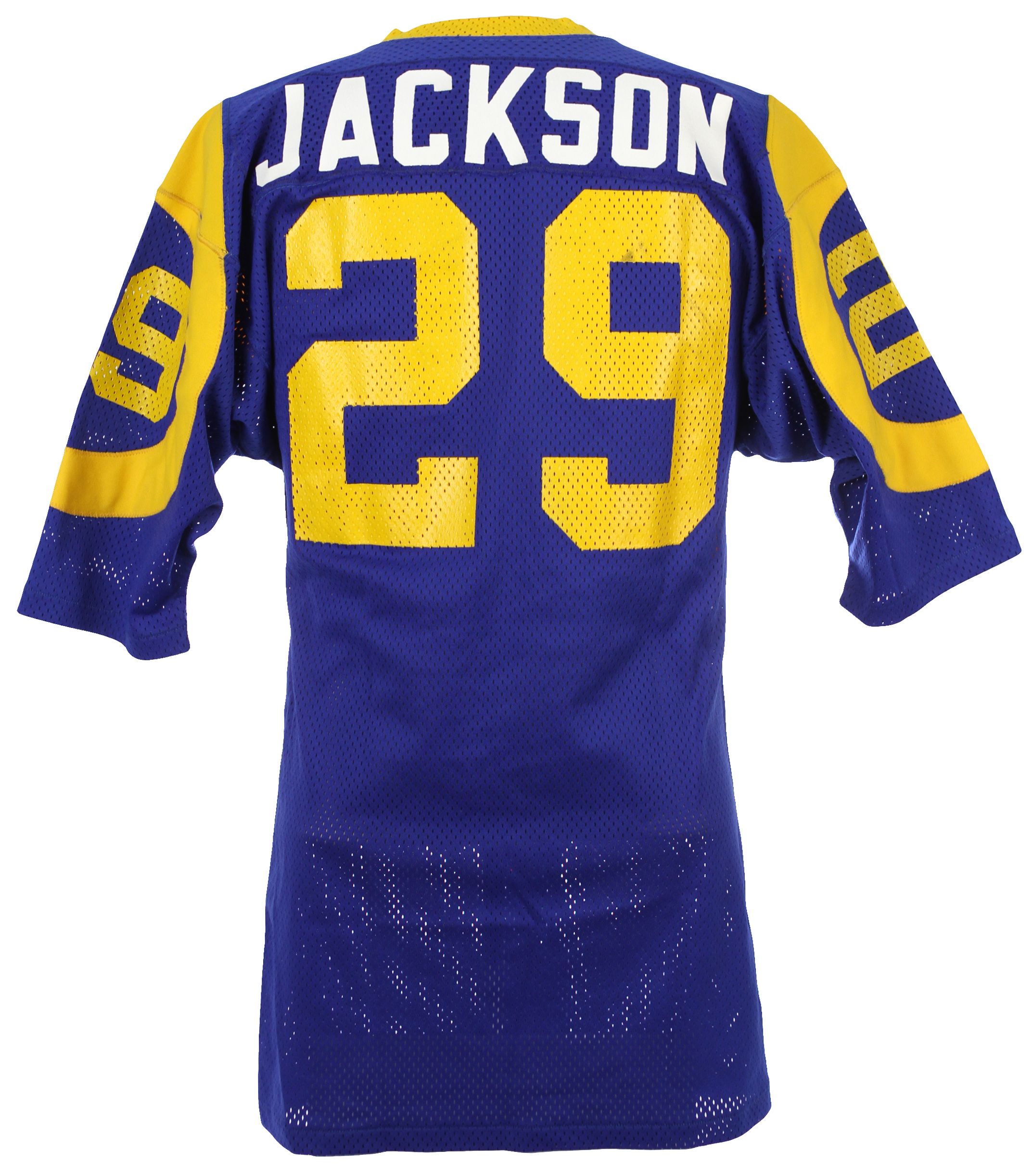 Harold Jackson 1974 Los Angeles Rams #29 Mitchell & Ness Blue Jersey  Size 56