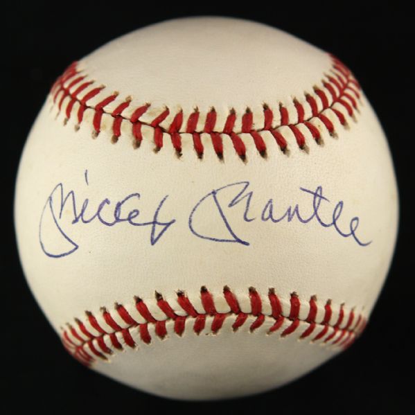 Lot Detail - 1984-94 Mickey Mantle New York Yankees Single Signed OAL ...