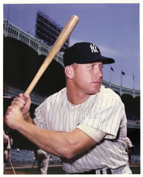 1990s Mickey Mantle New York Yankees 16" x 20" Photograph