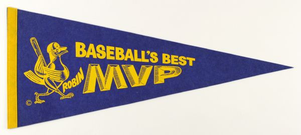 1982 Robin Yount Baseballs Best MVP Full Size 29" Baseball Pennant Milwaukee Brewers